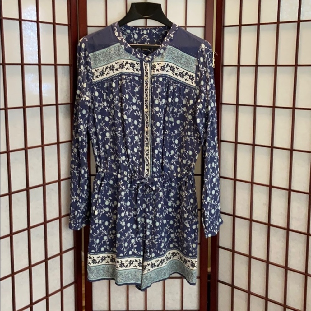 Loft Floral Print Romper (M)